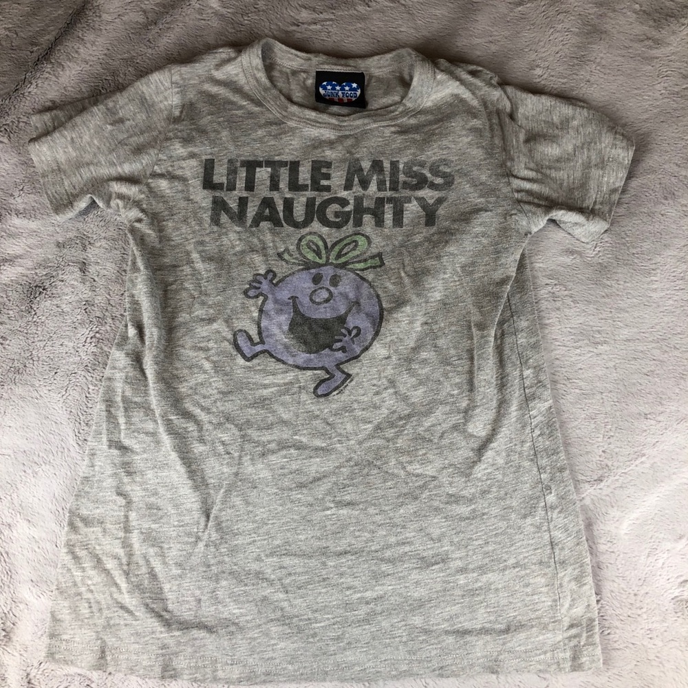 Junk Food “ Little Miss Naughty” tee Size L